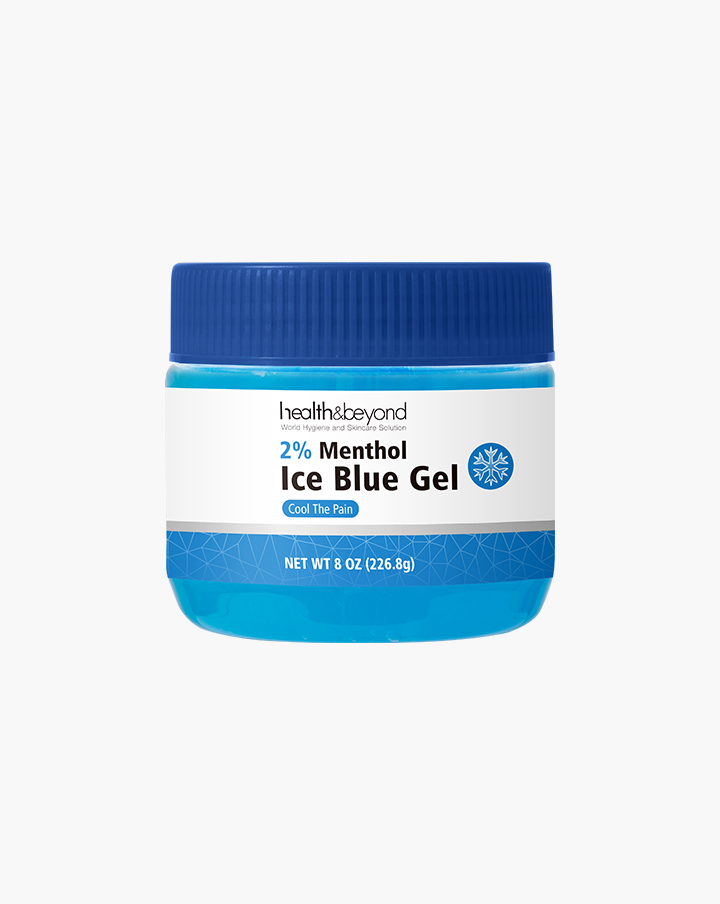 Gel azul hielo con mentol al 2 %