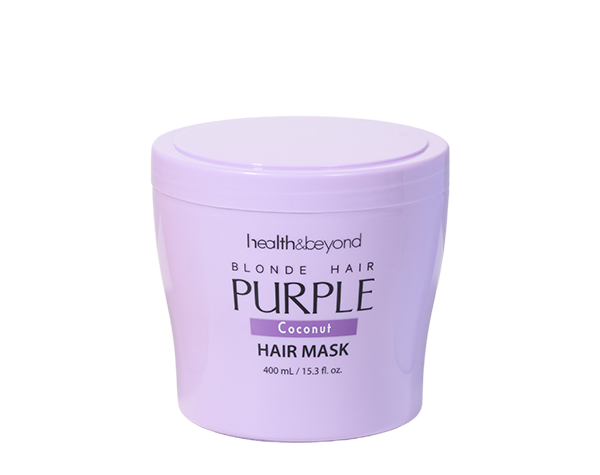 Mascarilla para el cabello morada