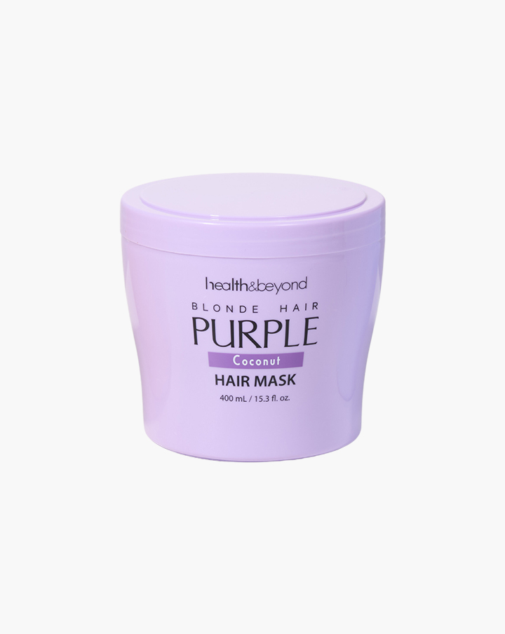 Mascarilla para el cabello morada