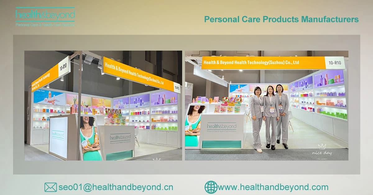 Productos de cuidado personal Health&beyond en Cosmoprof Asia 2024