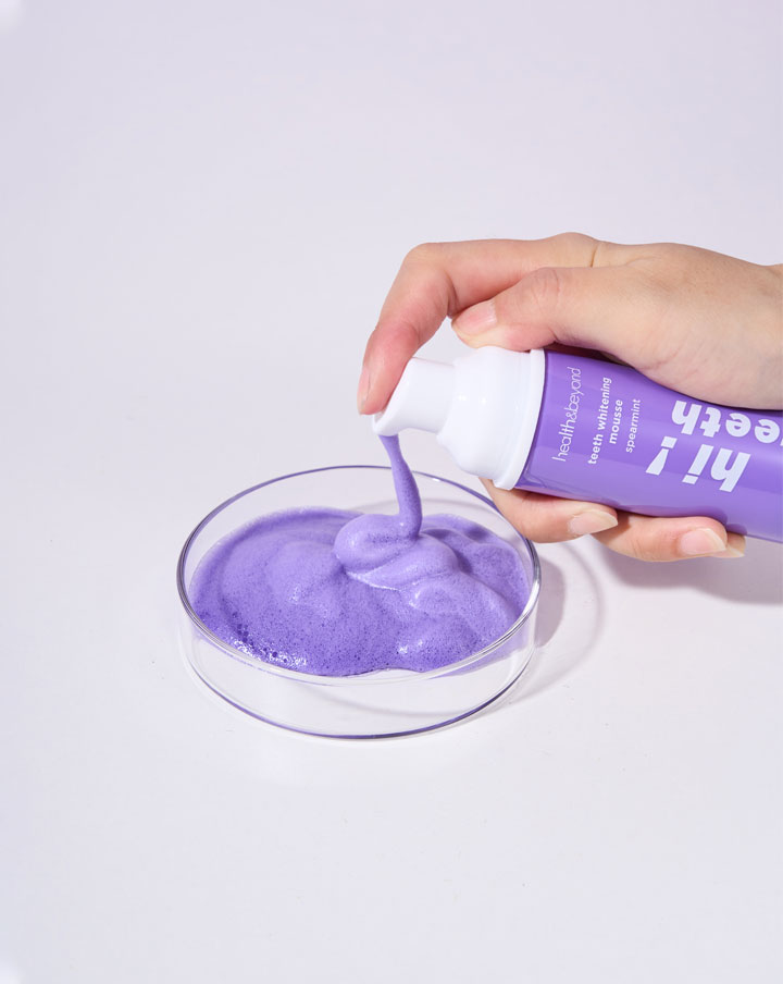 mousse blanqueadora de dientes