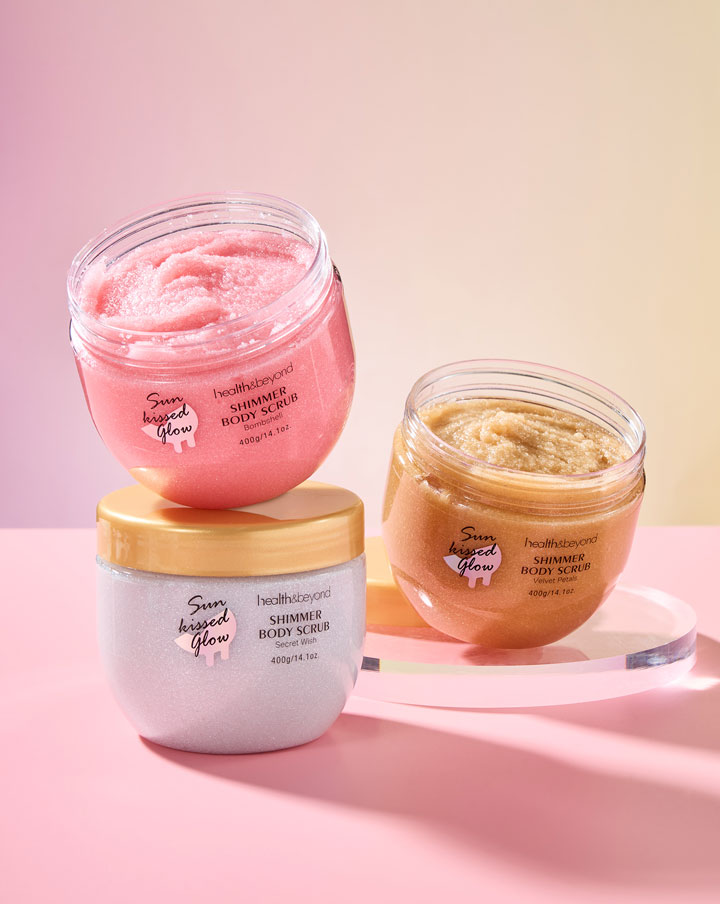 Exfoliante corporal brillante