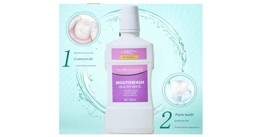 Enjuague bucal blanco saludable Healthy White Mouthwash