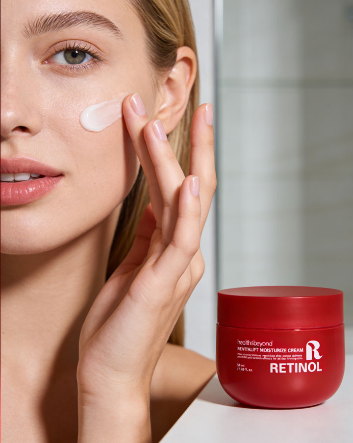 Crema reafirmante antiedad con retinol
