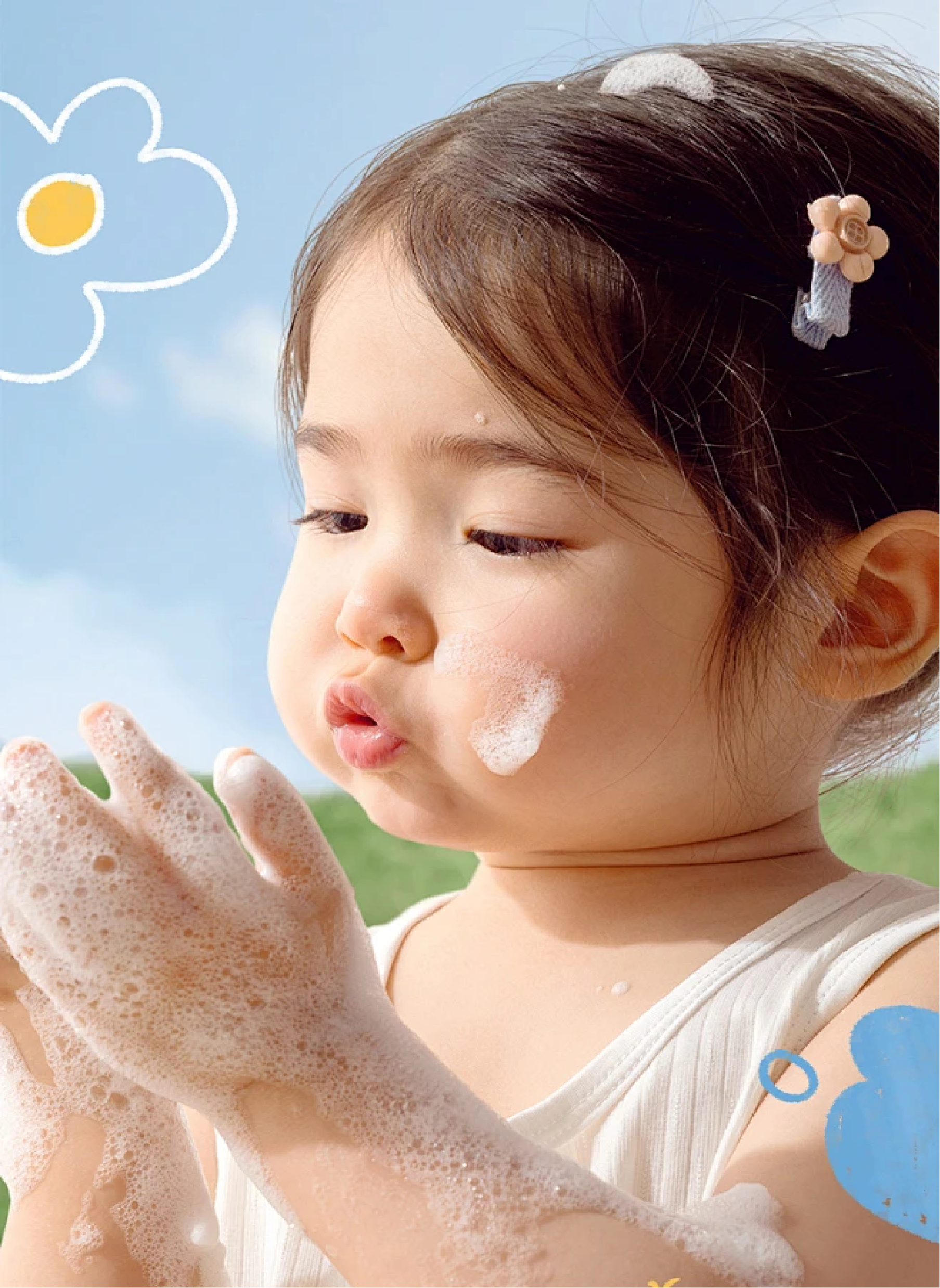 Espuma limpiadora para bebés Baby cleaning foam