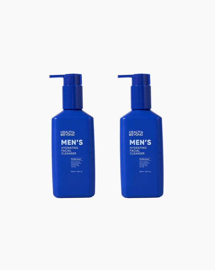 Limpiador facial hidratante para hombres