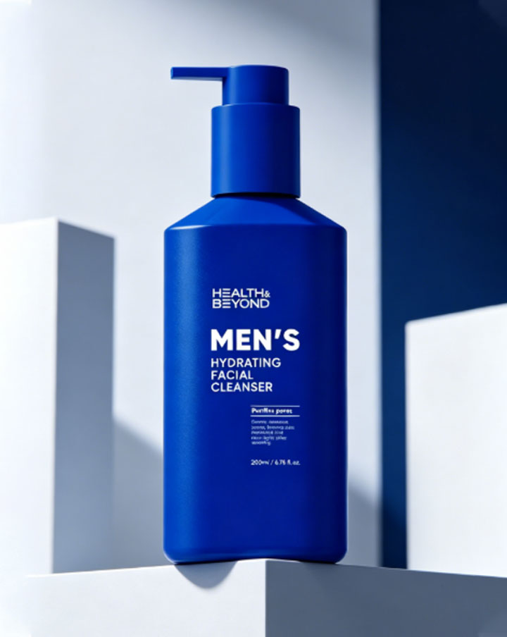 Limpiador facial hidratante para hombres