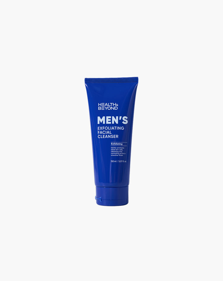 Limpiador facial exfoliante para hombres