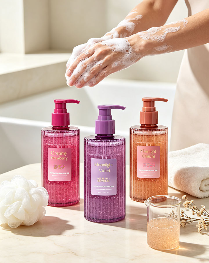 Gel de ducha exfoliante