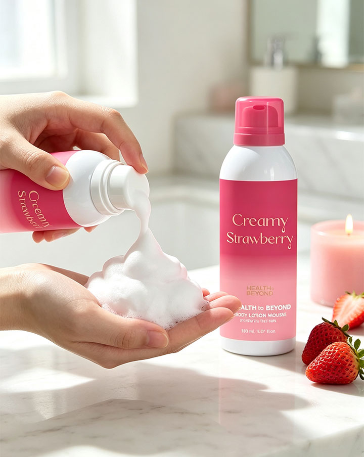 Mousse de loci&oacute;n corporal